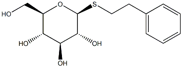 2-PHENYLETHYL BETA-D-THIOGLUCOSIDE Struktur