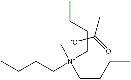 Methyl tributylammonium acetate Struktur