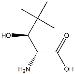 (2R,3S)-2-amino-3-hydroxy-4,4 dimethyl valeric acid Struktur