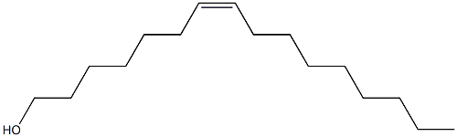 CIS-7-HEXADECENOL Struktur