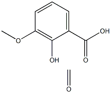 2-hydroxy-3-methoxybenzoic acid methyll ester Struktur