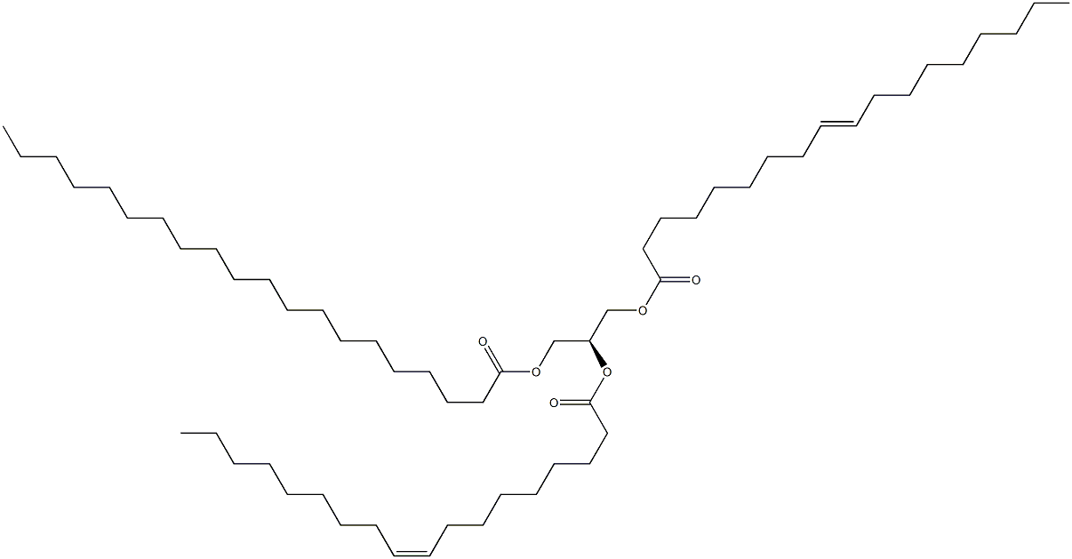 1,2-di-(9Z-octadecenoyl)-3-eicosanoyl-sn-glycerol Struktur