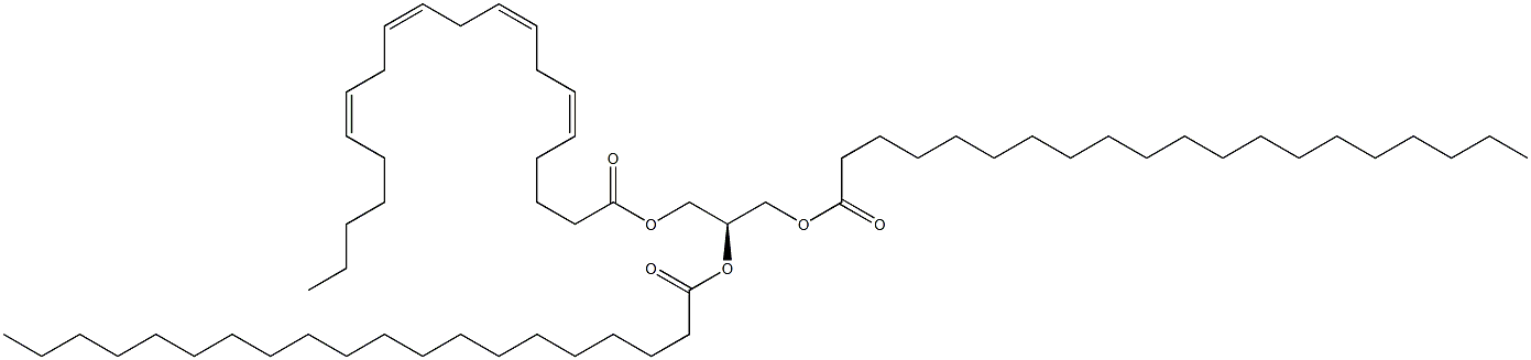 1,2-dieicosanoyl-3-(5Z,8Z,11Z,14Z-eicosatetraenoyl)-sn-glycerol Struktur