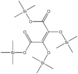 Bis(trimethylsilyl) (2Z)-2,3-bis[(trimethylsilyl)oxy]-2-butenedioate Struktur