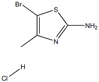 2-Amino-5-bromo-4-methyl-1,3-thiazole hydrochloride Struktur