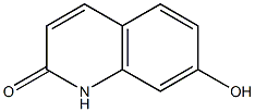 3,4-DIHYDROGEN-7-HYDROXY- 2(1H)-QUINOLINONE Struktur