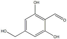 2,6-dihydroxy-4-hydroxy-methylbenzaldehyde Struktur