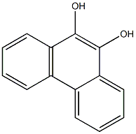 9,10-dihydroxyphen-anthrene Struktur