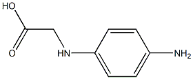 N-(p-aminophenyl)glycine Struktur