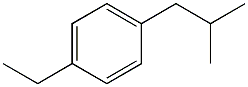 p-ethylisobutylbenzene Struktur