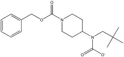 tert-butyl(1-((benzyloxy)carbonyl)piperidin-4-yl)methylcarbamate Struktur