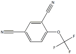 5-Cyano-2-Trifluoromethoxybenzonitrile Struktur