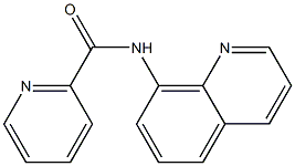 N-(8-Quinolyl)pyridine-2-carboxamide Struktur