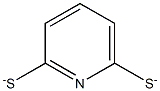 2,6-pyridinedithiolate Struktur