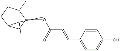 bornyl p-coumarate Struktur