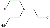 N,N-bis-(2-chloroethyl)ethylenediamine Struktur