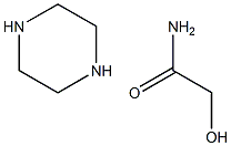 piperazine hydroxyethylamine Struktur