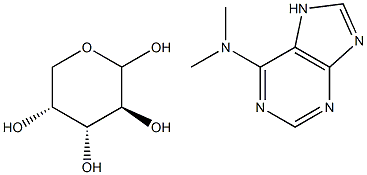 6-dimethylaminopurine arabinoside Struktur