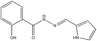 pyrrole-2-carboxaldehyde 2-hydroxybenozylhydrazone Struktur