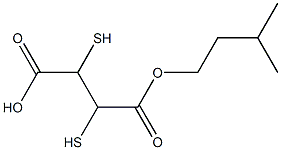 monoisoamyl-2,3-dimercaptosuccinate Struktur