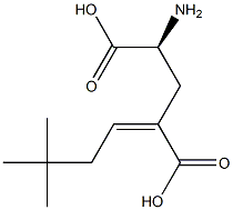 4-(3,3-dimethylbutylidene)glutamic acid Struktur