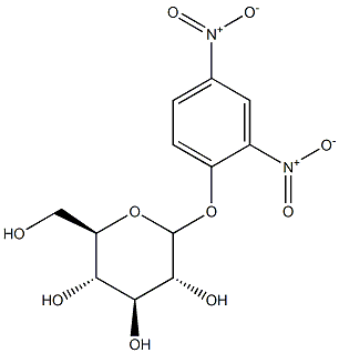 2,4-dinitrophenyl glucoside Struktur