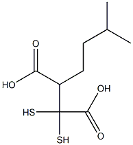 MONOISOAMYLDIMERCAPTOSUCCINICACID Struktur