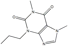 1,7-DIMETHYL-3-PROPYLXANTHINE Struktur