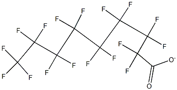 PERFLUORONONANOATE Struktur