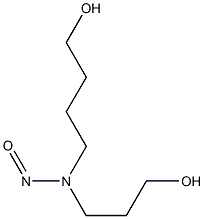 N-(3-HYDROXYPROPYL)-N-(4-HYDROXYBUTYL)NITROSAMINE Struktur