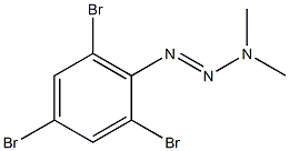 TRIAZENE,3,3-DIMETHYL-1-(2,4,6-TRIBROMOPHENYL)- Struktur