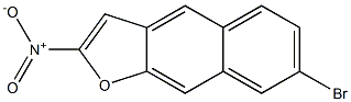 2-NITRO-7-BROMONAPHTHO(2,3-B)FURAN Struktur