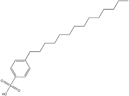 PARA-TETRADECYLBENZENESULPHONICACID Struktur