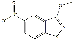 5-NITRO-3-METHOXYBENZISOTHIAZOLE Struktur