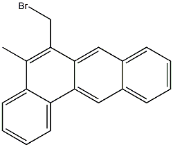 BROMOMETHYLMETHYLBENZANTHRACENE Struktur