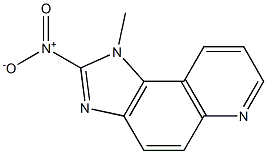 1-METHYL-2-NITROIMIDAZO(4,5-F)QUINOLINE Struktur