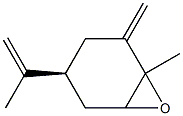 (4S)-1,2-EPOXY-4-ISOPROPENYL-1-METHYL-6-METHYLENE-CYCLOHEXANE Struktur