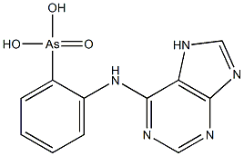 6-(2'-PHENYLARSONICACID)-AMINOPURINE Struktur