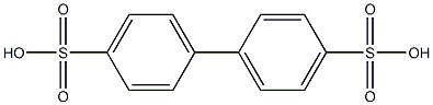 (1,1'-BIPHENYL)-4,4'-DISULPHONICACID Struktur