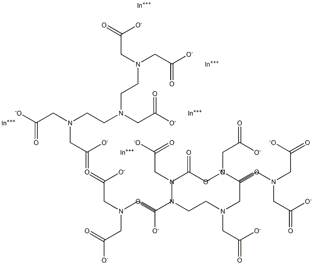 INDIUMDIETHYLENETRIAMINEPENTAACETICACID Struktur