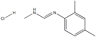 N'-(2,4-XYLYL)-N-METHYLFORMAMIDINEHCL Struktur