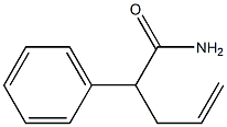 2-PHENYL-2-ALLYL-ACETAMIDE Struktur