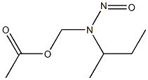 ACETICACID,(SEC-BUTYLNITROSAMINOMETHYL)ESTER Struktur