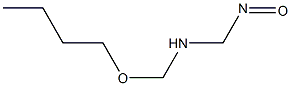 METHYLAMINE,(BUTOXYMETHYL)NITROSO Struktur