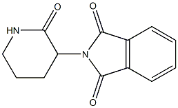 3-(1,3-DIHYDRO-1,3-DIOXO-ISOINDOL-2-YL)-2-OXOPIPERIDINE Struktur