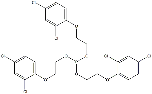 TRIS[2-(2,4-DICHLOROPHENOXY)ETHYL]PHOSPHITE Struktur