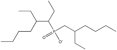 ETHYLBIS-(2-ETHYLHEXYL)PHOSPHINATE Struktur