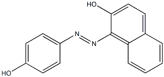 1-(4-HYDROXYPHENYLAZO)-2-HYDROXYNAPHTHALENE Struktur