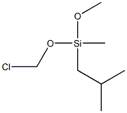 CHLOROISOBUTYLMETHYLDIMETHOXYSILANE Struktur