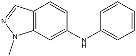 1-methyl-N-phenyl-1H-indazol-6-amine Struktur